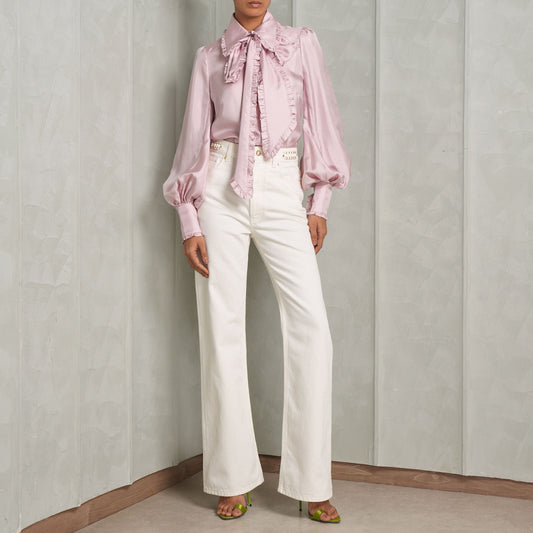 Twill Bow Shirt