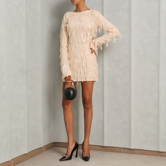 Sequins Boatneck Dress