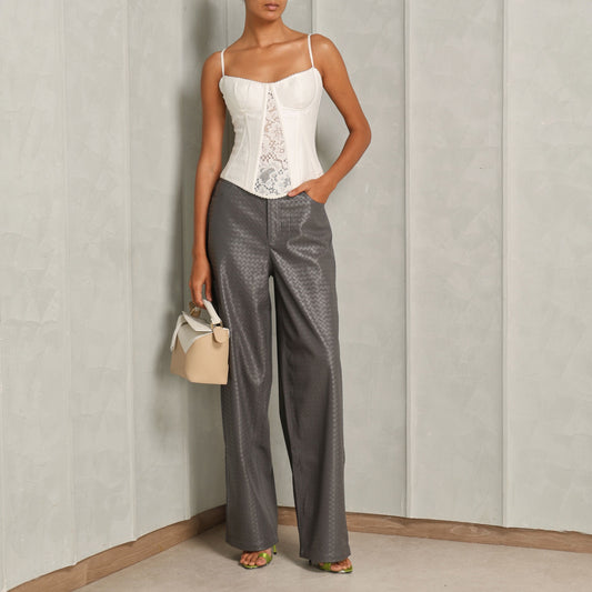 High Waist Braided Pants